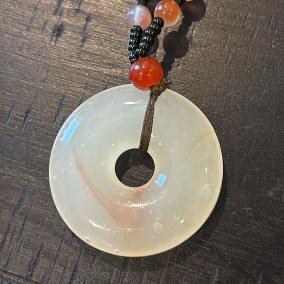 Jade & Gemstone Classy Southwestern Boho Beaded Necklace​​ - Picture 2 of 6